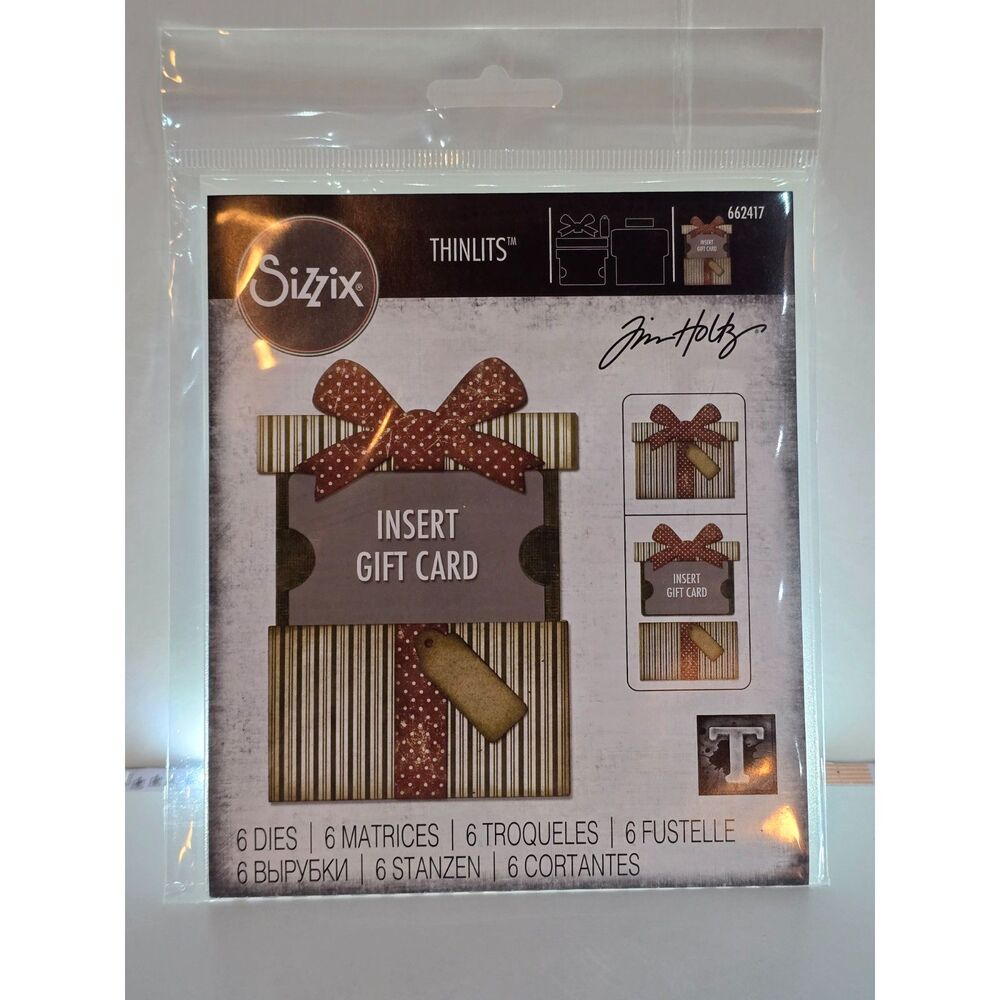 NEW Sizzix Tim Holtz Alterations Framelits Tag Collection Die Set #658784. Never
